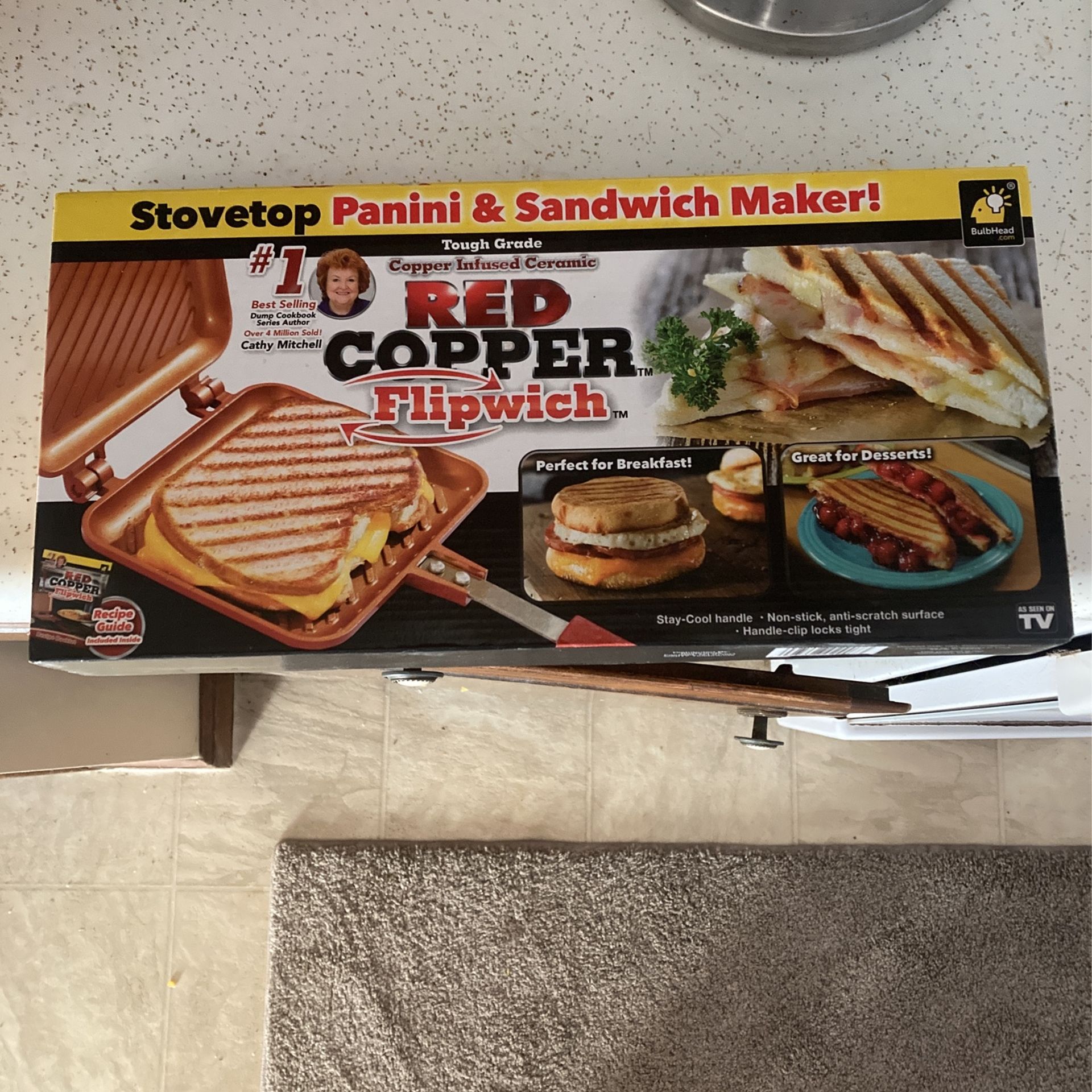Stovetop Panini And Sandwich Maker