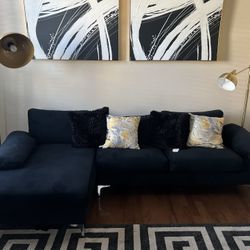 Velvet Sectional 
