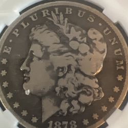 1878-CC Morgan Silver Dollar (7 Tail Feathers)