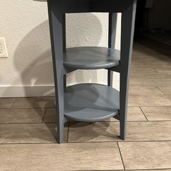 Blue End Table 