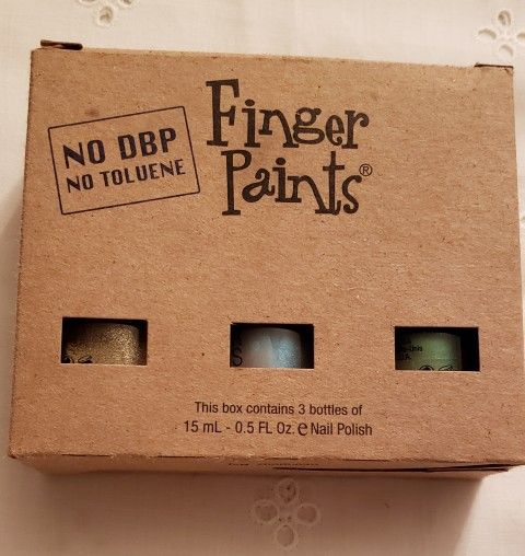 Finger Paints Nail Polish X 3 Colors