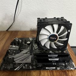 Intel i7 9700K, Asus Z390, 32GB Ram