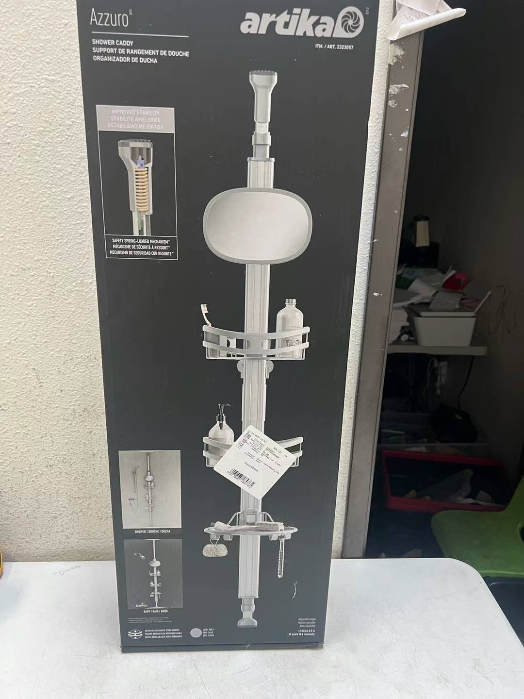 Artika Azzuro Standing Shower Caddy