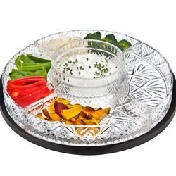 Crystal  5-section Dublin Dish