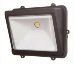 Halo WP 50-Watt Equivalent Integrated LED Bronze Switch Controlled Wall Pack Light, 5000K