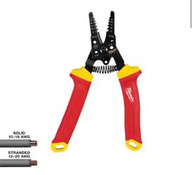 Milwaukee 1000V Insulated 10-20 AWG Wire Stripper and Cutter