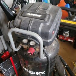 Huskey 26 Gal. 150 PSI Oil Free Portable Vertical Electric Air Compressor