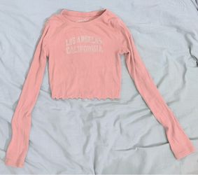 Aeropostale Pink long sleeve baby tee