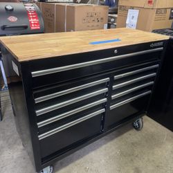 Tool Box Workbench Black W 46 In 