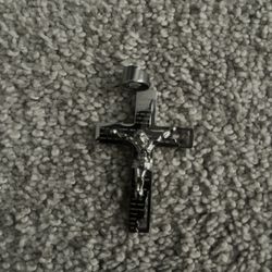 Cross Pendant with bible verse on cross