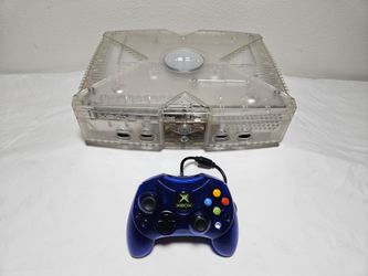 Custom Special Edition Crystal Original Xbox With Loaded 2TB Hard Drive