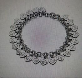Multi-heart Tag Bracelet