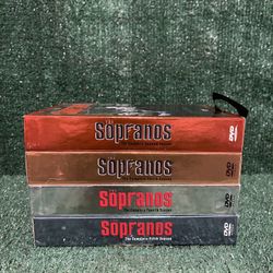 The Sopranos The Complete Seasons 2,3,4,5 DVD Box Sets. CLEAN! Fast Ship!