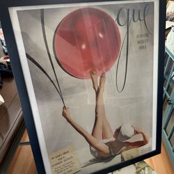 Classic Vogue Cover: Framed 