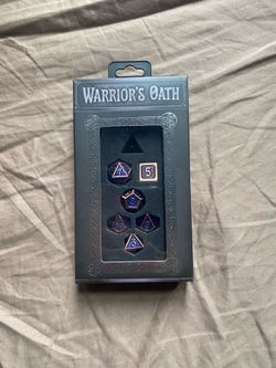 Metal dice - Warriors Oath
