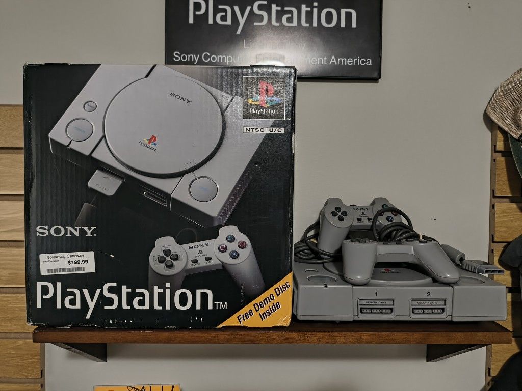 Original 1995 PlayStation 1 PS1 Console With Extras
