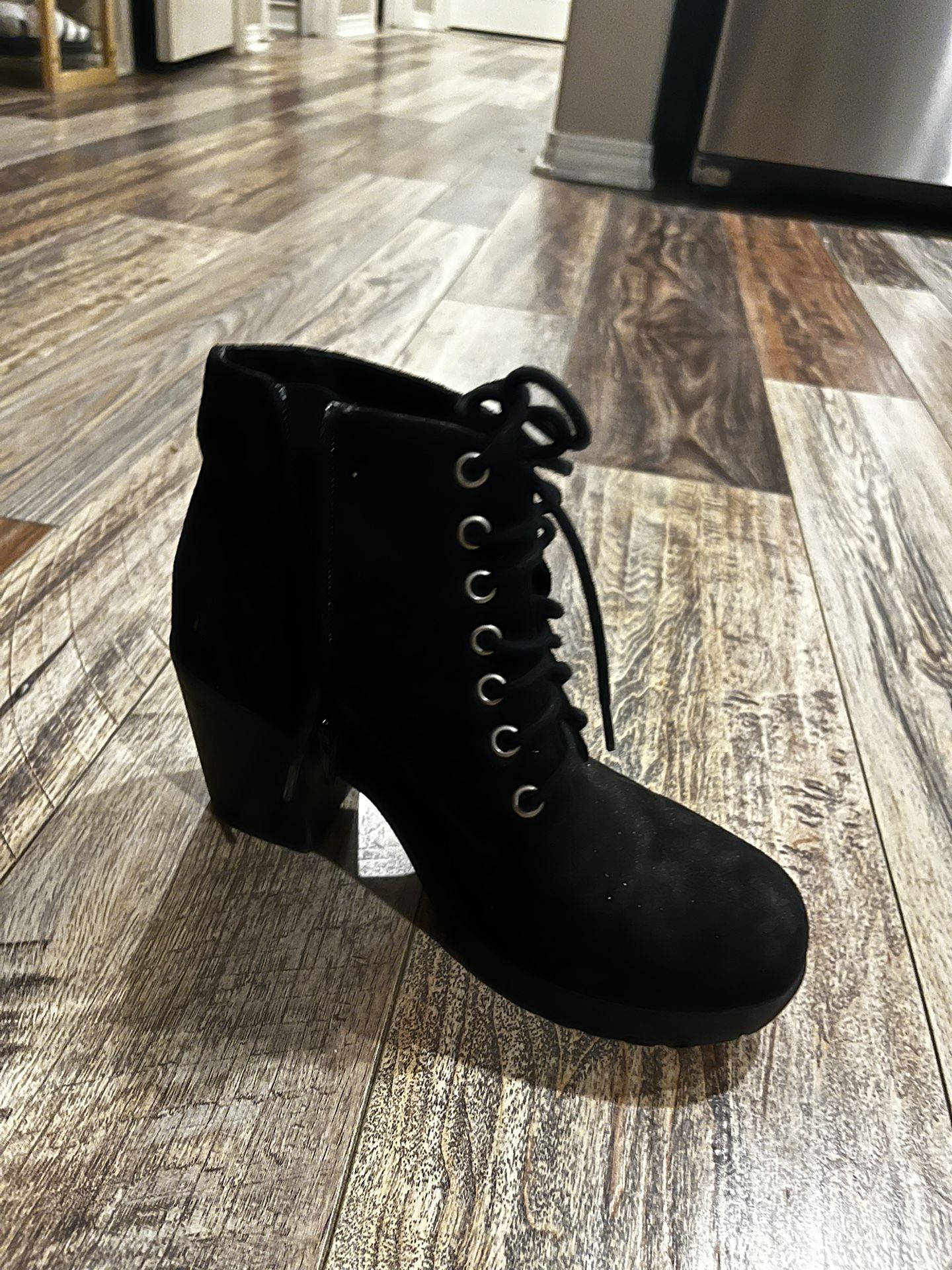 Black High Heel Boots