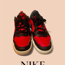 Red And Black Nike Air Jordans 1 Low Trainer