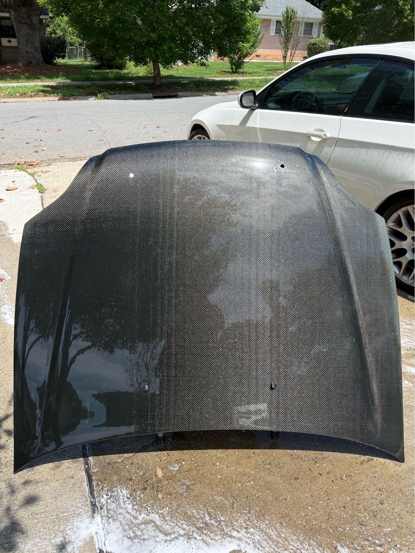Honda civic carbon fiber hood