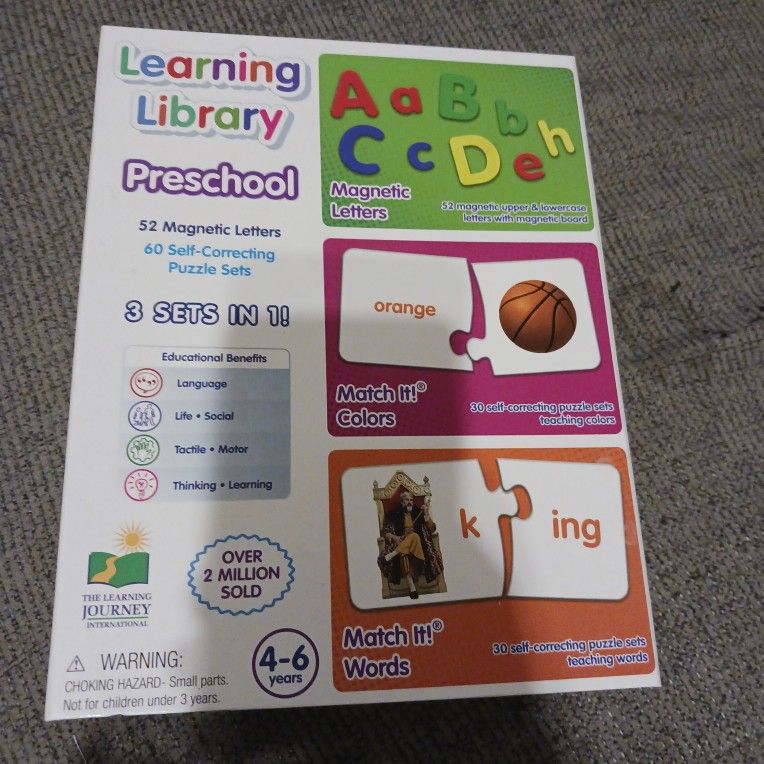 Learning Library Preschool Magnetic Set