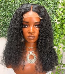 Kinky curly closure wig