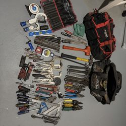 Assorted Tools And Bags