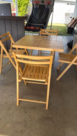 Wooden Dining table  with 4 chairs