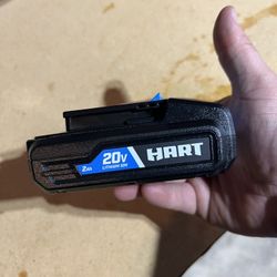 Hart 20V Volt MAX Lithium-Ion 2 Ah Battery - Black (No Charger)