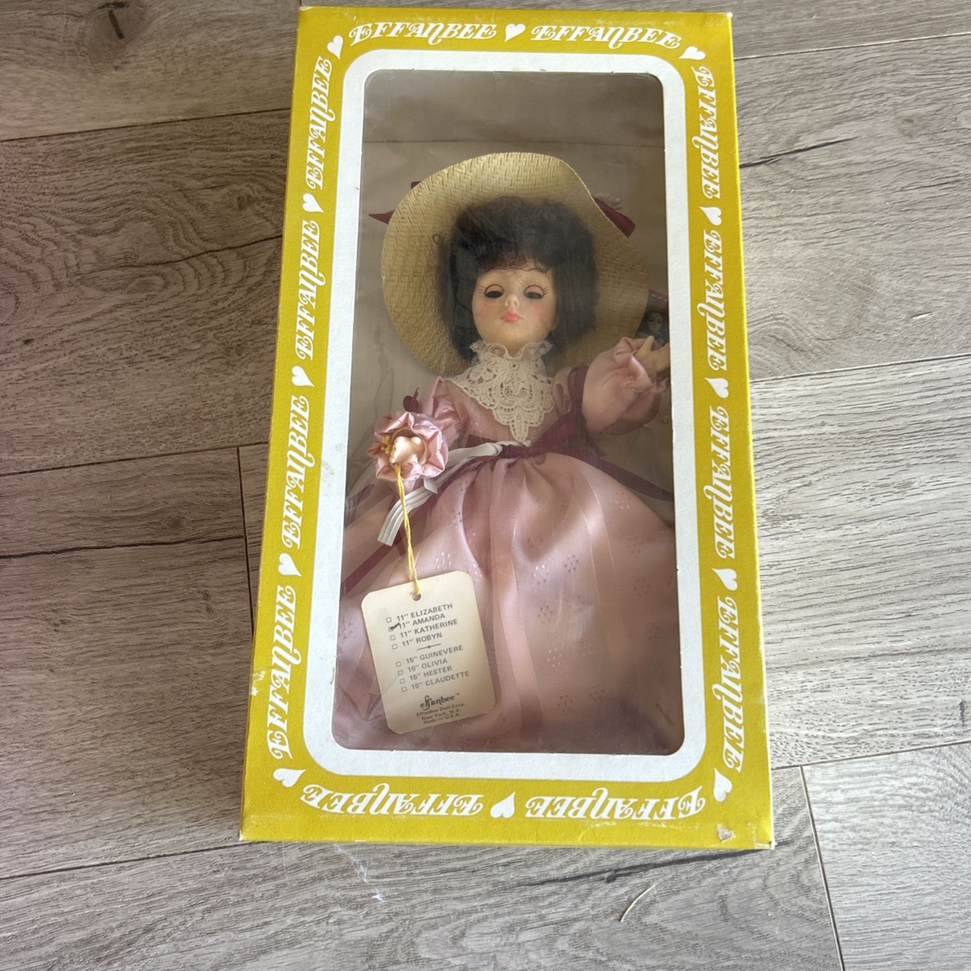Vintage 11” Amanda EFFANBEE Porcelain Doll