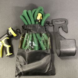  50ft Heavy Duty Expandable Garden Hose with Spray Nozzle