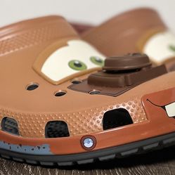 Crocs x Disney Pixar Cars Kids Classic Clog Mater | Size J4 | 209376-0DA (NEW)