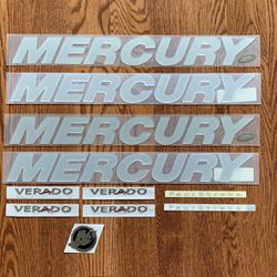 Mercury Cowl Decals