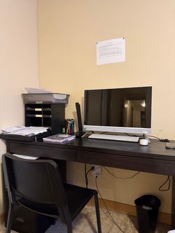 Desk, black- Escritorio negro