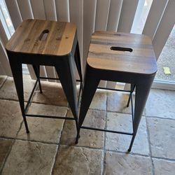 Ashley  30" Metal Bar Stools 