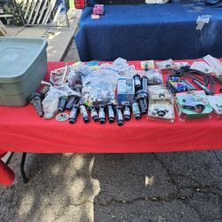 Large Group Of Yard & Garden Sprinkler Supplies & Pop Up Replace Parts ! All One Price ! 