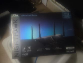 Netgear AX6  router Brand New in Box