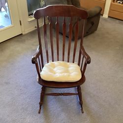Nichols & Stone Co. Rocking Chair  Beautiful Wood Rocking  Chair   Nursery Rocking Chair