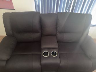 Power Reclining Loveseat with Console