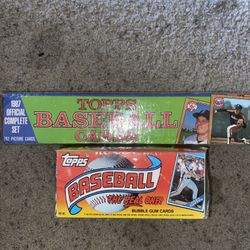 1987 & 1988 Topps Baseball Cards