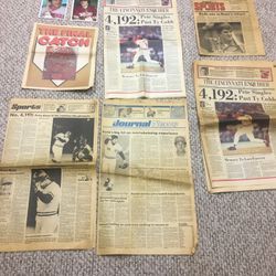 Pete Rose & Johnny Bench Memorabilia