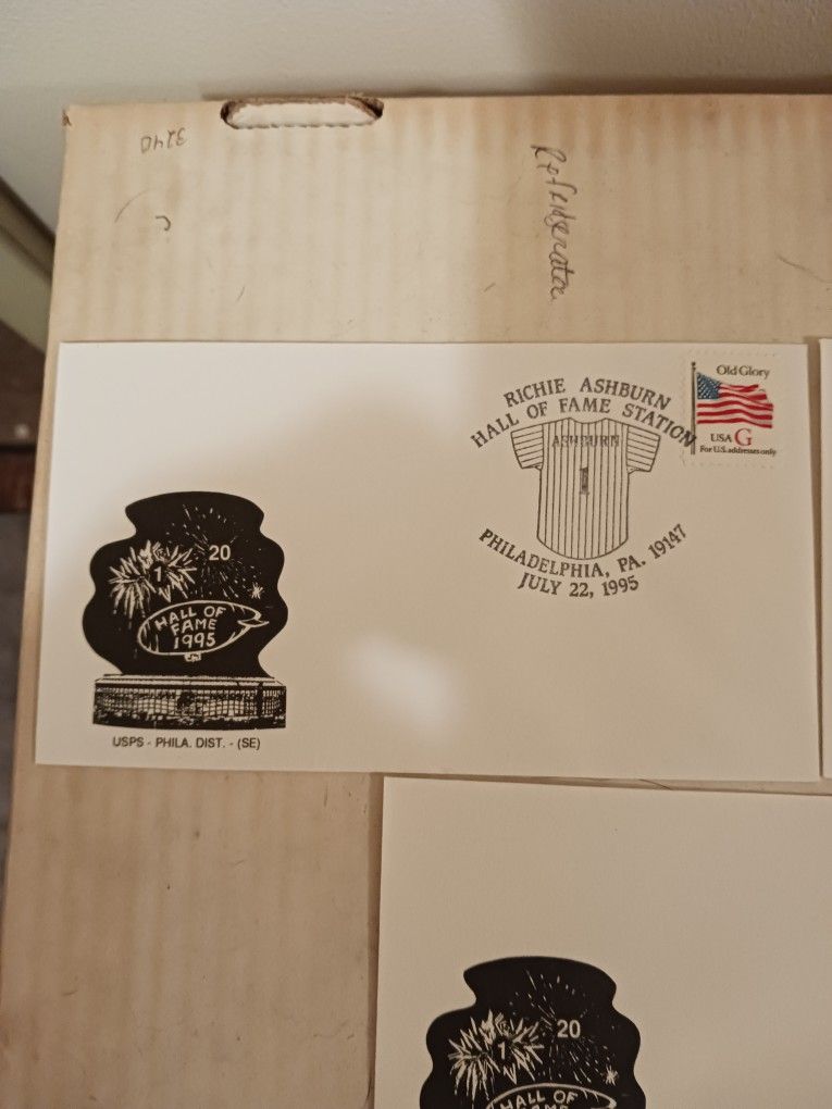 Richie Ashburn Stamped Envelope 