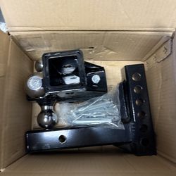Trailer hitch steel with a 6 inch drop
