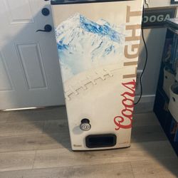 Coors Light Beer Fridge