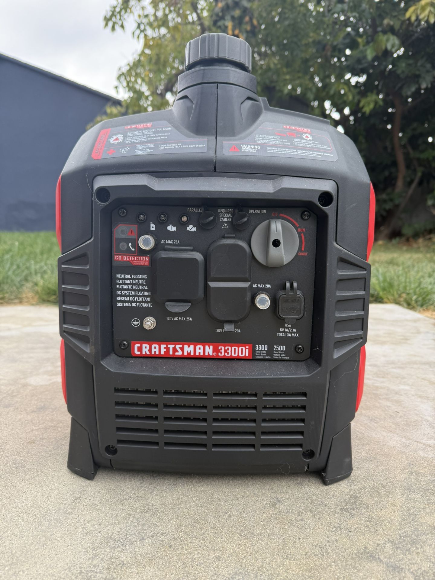 Craftsman 3300-watt Single Fuel (gasoline) Inverter Generator