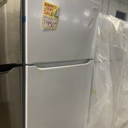 New Scratch&Dent Top Freezer Fridge W/ 6 Months Warranty 