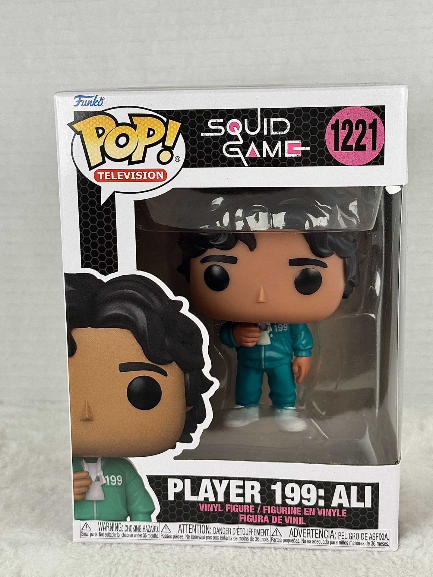 Squid Game Player 199: Ali Pop! Television Vinyl Figure NEW IN BOX (US)