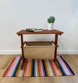 Mid Century Danish Teak Magazine Table