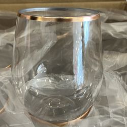 Disposable Stemless Wine Glasses