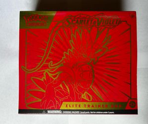 Pokémon TCG Scarlet & Violet Elite Trainer Box English 2023 Koraidon Miraidon