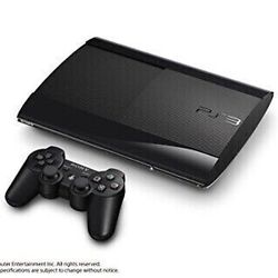 PlayStation 3 System With Controllers And Games